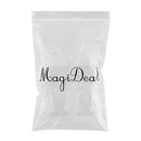 2 Pieces Laboratory Hospital Plastic 100ml Graduated Conical Measuring Cup