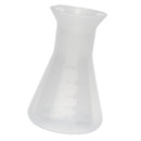 Laboratory School Graduated Plastic Conical Flask Erlenmeyer 50mL Food Grade, Shatter Resistant