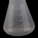 Laboratory School Graduated Plastic Conical Flask Erlenmeyer 50mL Food Grade, Shatter Resistant