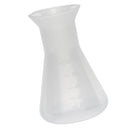 Laboratory School Graduated Plastic Conical Flask Erlenmeyer 50mL Food Grade, Shatter Resistant