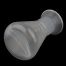 Laboratory School Graduated Plastic Conical Flask Erlenmeyer 50mL Food Grade, Shatter Resistant