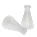 Laboratory School Graduated Plastic Conical Flask Erlenmeyer 250mL Food Grade, Shatter Resistant, 2 Pack