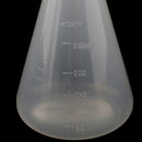 Laboratory School Graduated Plastic Conical Flask Erlenmeyer 250mL Food Grade, Shatter Resistant, 2 Pack