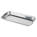 Thickened Stainless Steel Medical Dental Surgical Instrument Disinfection Tray, Durable
