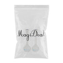 2 Pieces Laboratory 50ml Plastic Clear Long Neck Volumetric Measuring Flask, Thick Wall