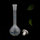 2 Pieces Laboratory 50ml Plastic Clear Long Neck Volumetric Measuring Flask, Thick Wall