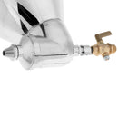 3.5L Stainless Steel Air Hopper Spray Gun Gravity Feed Wall Painting Sprayer with 3 Nozzles