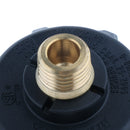 QCC1 Acme Nut Propane Gas Fitting Adapter with 1/4 Inch Male Pipe Thread