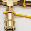 Y Connector 1/4'' Hose Quick Coupler Irrigation Valve Garden Water Splitter