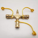 Y Connector 1/4'' Hose Quick Coupler Irrigation Valve Garden Water Splitter