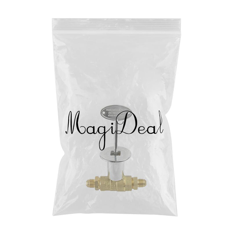 1/2-Inch Straight Quarter-Turn Shut-Off Valve Kit for NG LP Gas Fire Pits