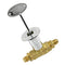 1/2-Inch Straight Quarter-Turn Shut-Off Valve Kit for NG LP Gas Fire Pits