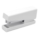 Kaco LEMO Stapler White, 20 Sheet Capacity, W/ Staple Storage, No jamming, improves office desktop efficiency