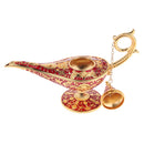 Aladdins Magic Lamp Retro Tea Pot Lamp Christmas Toys Gifts Decoration Red