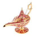 Aladdins Magic Lamp Retro Tea Pot Lamp Christmas Toys Gifts Decoration Red