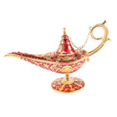 Aladdins Magic Lamp Retro Tea Pot Lamp Christmas Toys Gifts Decoration Red