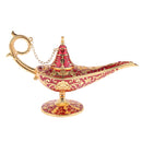 Aladdins Magic Lamp Retro Tea Pot Lamp Christmas Toys Gifts Decoration Red