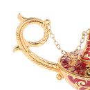 Aladdins Magic Lamp Retro Tea Pot Lamp Christmas Toys Gifts Decoration Red