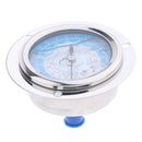 Liquid Filled Pressure Gauge For Water Oil Hydraulic Refrigerant 1.8MPa, Clear and fast reading, dual scale: PSI / MPa