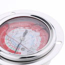 Liquid Filled Pressure Gauge For Water Oil Hydraulic Coolants 3.8MPa, Clear and fast reading, dual scale: PSI / MPa