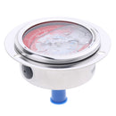 Liquid Filled Pressure Gauge For Water Oil Hydraulic Coolants 3.8MPa, Clear and fast reading, dual scale: PSI / MPa