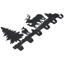 6 Hook Hat Clothes Hanging Hanger Rack Coat Towel Bag Over Door Bathroom Hooks