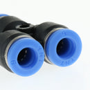 10 Pcs Push To Connect Fitting, Pneumatic Y Connector Tee Air Hose Tube 6mm