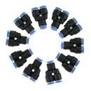 10 Pcs Push To Connect Fitting, Pneumatic Y Connector Tee Air Hose Tube 8mm