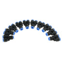 10 Pcs Push To Connect Fitting, Pneumatic Y Connector Tee Air Hose Tube 8mm