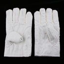 1 Pair Nap-In Double Palm Cotton Canvas Work Gloves With Gauntlet Cuff