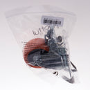 3inch Low Profile Casters Wheels Soft Rubber Swivel Caster with 360 Degree Top Plate for Set of 1 with Brakes