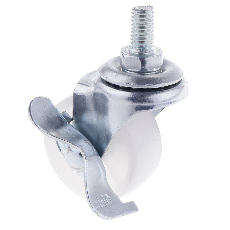 1.5'' Furniture Pram Chair Universal Swivel Wheel Caster Replacement W/Brake