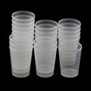 20 Pieces Lab 50ml Plastic Graduated Measuring Beaker Liquid Cup Container