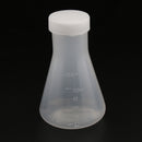 2 Pcs Laboratory School Graduated Plastic Conical Flask Erlenmeyer with Cap 100mL Food Grade, Shatter Resistant