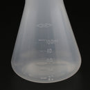 2 Pcs Laboratory School Graduated Plastic Conical Flask Erlenmeyer with Cap 100mL Food Grade, Shatter Resistant