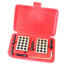Pair 1-2-3 Block Set 0.0001'' Precision Matched Milling Machinist 23 Holes - with Screws Wrench Case