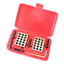 Pair 1-2-3 Block Set 0.0001'' Precision Matched Milling Machinist 23 Holes - with Screws Wrench Case
