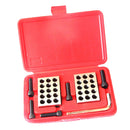 Pair 1-2-3 Block Set 0.0001'' Precision Matched Milling Machinist 23 Holes - with Screws Wrench Case