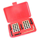 Pair 1-2-3 Block Set 0.0001'' Precision Matched Milling Machinist 23 Holes - with Screws Wrench Case