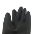 1 Pair Industrial Lab Solvent Chemical Resistant Latex Cleaning Work Gloves, providing maximum grip and accuracy