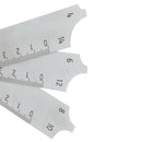 Welding Angle Depth Radius Gauges Set Accurate Inspection Tool Gage, 3 Pieces included, comes with a key ring