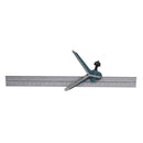 12 inch Combination Square Set, 4 Pcs Square Protractor Bevel Angle Ruler, Blue