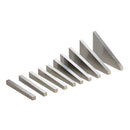10 PCS Precision Angle Block Set 1 to 30 Degree Lathes Milling Ground Gauge Tool Made of Steel 65Mn