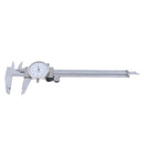 Carbon Steel Dial Vernier Caliper Depth Gauge Inch Shock-Proof 0-6 inch/ 150mm