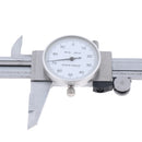 Carbon Steel Dial Vernier Caliper Depth Gauge Inch Shock-Proof 0-6 inch/ 150mm