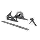 12 inch Combination Square Set, 4 Pcs Square Protractor Bevel Angle Ruler