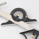 12''Combination Protractor Square Ruler Level Multi-Purpose Angle Measuring