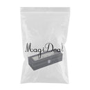 Watch Dislpay Box Organizer, Pu Leather with Glass Top, Large, Black