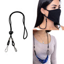 4x Adjustable Neck Lanyard Chain Strap Holder Black