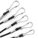 4x Adjustable Neck Lanyard Chain Strap Holder Black